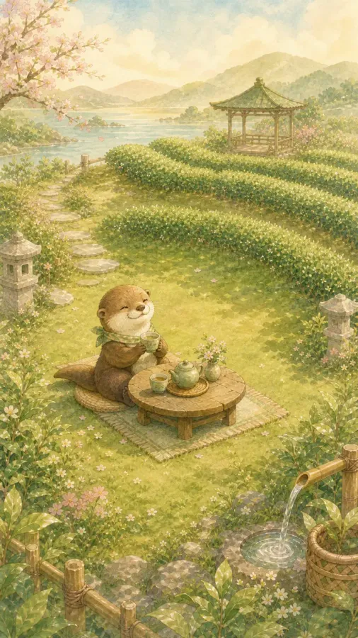 Tea garden · mist