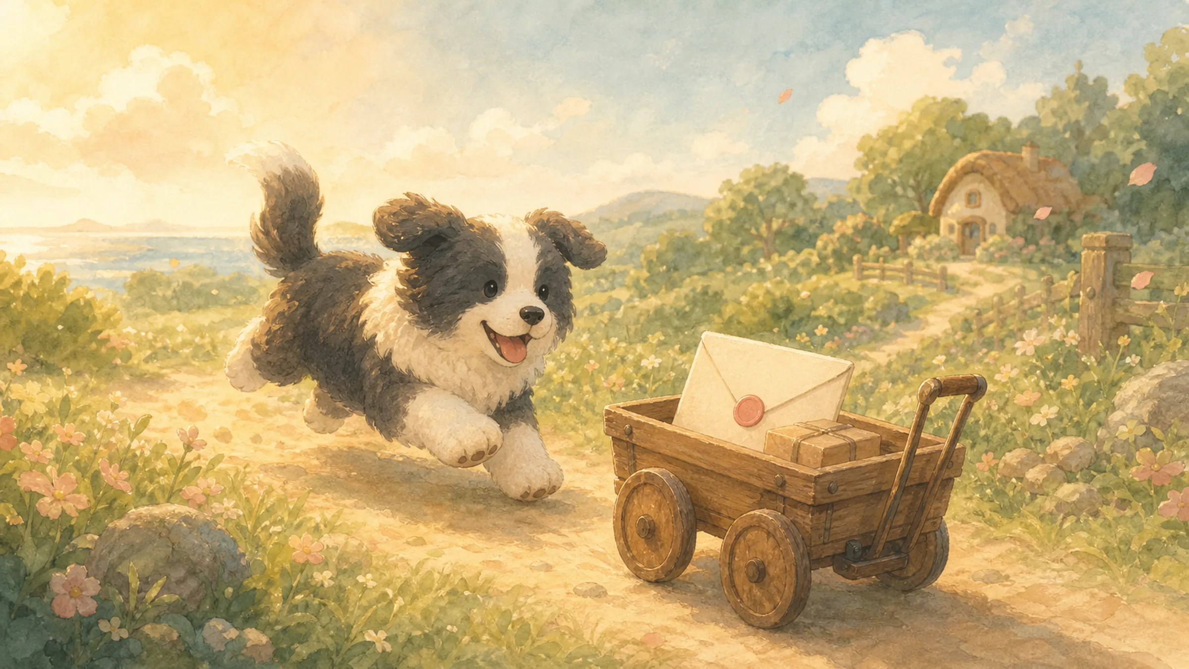 The mail cart